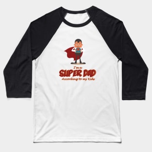 Super Dad Baseball T-Shirt